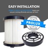 Prolux 2.0 Bagless Backpack Vacuum Upper Pre HEPA Filter, Washable
