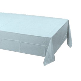 Creative Converting Tablecover Tableware items, 54" x 108", Pastel Blue