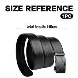 Vidsmow Gürtel Herren, 35mm Breite, Automatischer Ledergürtel ohne Löcher, verstellbar für Business-Anzüge und Jeans, kratzfeste Schnalle, elegantes Design für jeden Anlass