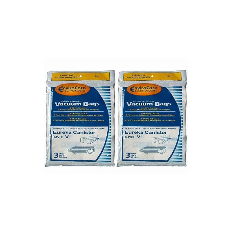 For Eureka 6 Eureka Allergy Style V Vacuum Bags, Power