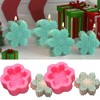 Christmas Silicone Snowflake Mold Candle Soap, DIY Aromatherapy Plaster Candle