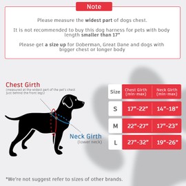 HUSDOW Dog Vest Harness, No Pull in Trainning Dog Harnesses with Handle & 5ft Dog Leash, Adjustable and Reflective No Chock for Small Medum Large Pets Walking and Running