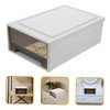 OHPHCALL Drawer Clothes Organizer Plastic Storage Bins Window Sturdy and