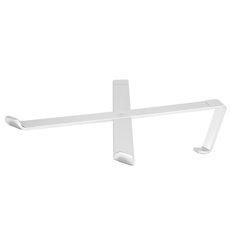 Laptop Stand Aluminum Alloy Silver Foldable Design Regulable Height Heat