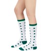 Komorebi Knee High Stripe Socks for Women - St. Patrick's