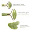 Kit Rodillo De Jade Y Gua Sha Masaje Facial Y