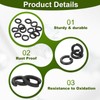 PATIKIL 50 Pcs Split Lock Washer, M8 Spring Lock Washer