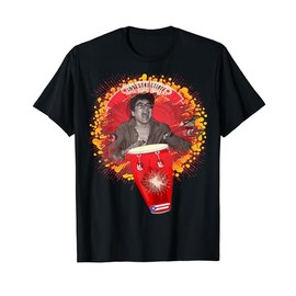 PuertoRico Conga Player Black Adult Unisex Classic Fit Crew Neck T-Shirt