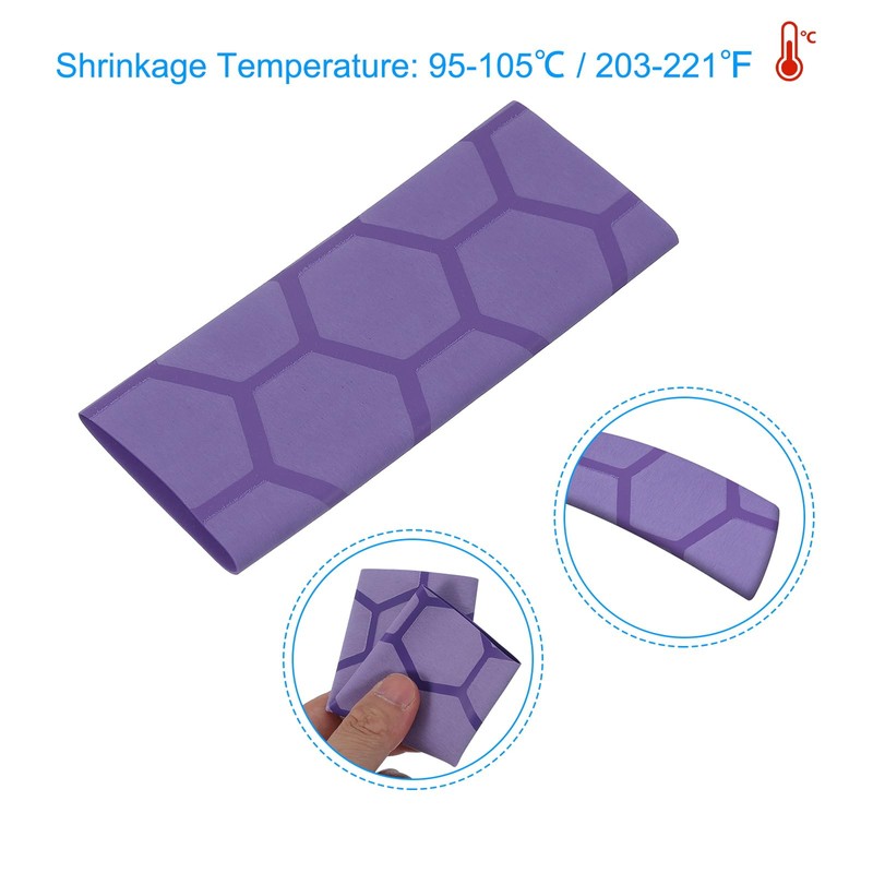 PATIKIL Cutting Knife Handle Heat Shrink Sleeve 1.4x4.9", 4 Pack