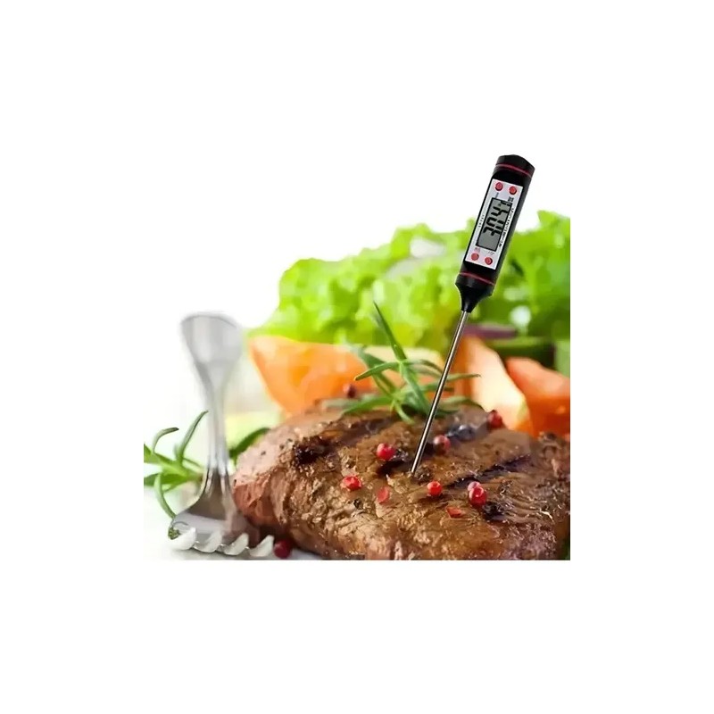 Termómetro Digital De Cocina Para Alimentos, Carne Y Líquido