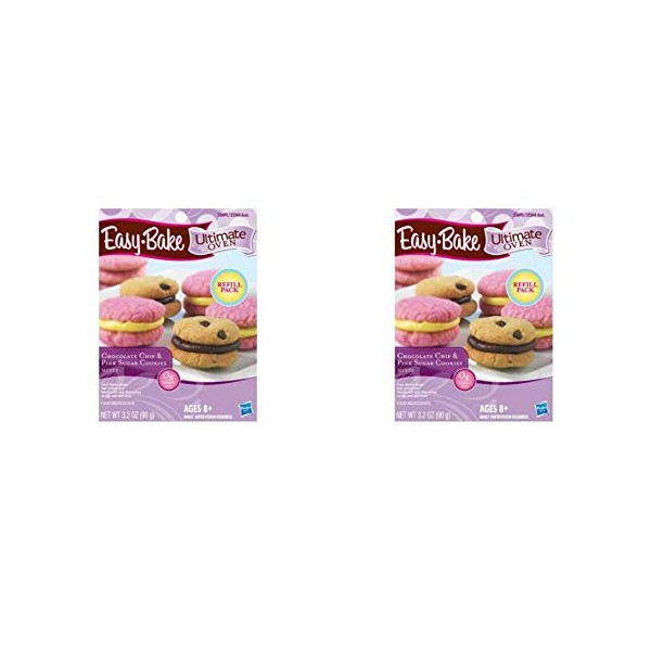 Easy-Bake Ultimate Oven - Chocolate Chip & Pink Sugar Cookies Mixes (2 Pack)