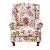CRFATOP Wingback Chair Covers 2 Pieces Stretch Printed Wing Back