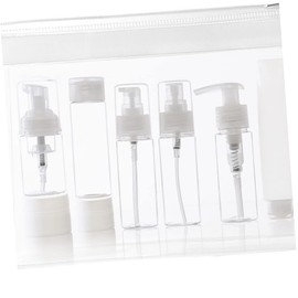 NOLITOY Travel Accessories Kit 5pc Press Pump Bottles Petg Subpackaging Bottles Empty Containers for Cosmetics
