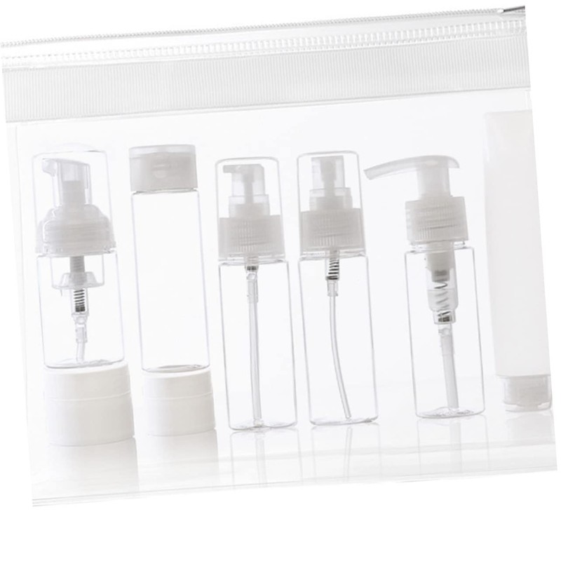 NOLITOY Travel Accessories Kit 5pc Press Pump Bottles Petg Subpackaging