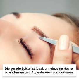 Rubis Tweezers Straight Tip Classic Universal Elegance by Elegance