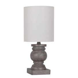 Unbranded Mainstays 12.75" Polyresin, Weathered Wood Finish Mini Lamp