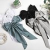 MIKONIKO MIKONIKO Silky Satin Hair Bows - 4PCS Ribbon Bows