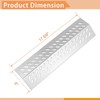 Zemibi Stainless Steel Flame Tamers, 4 PC Grill Heat Plate