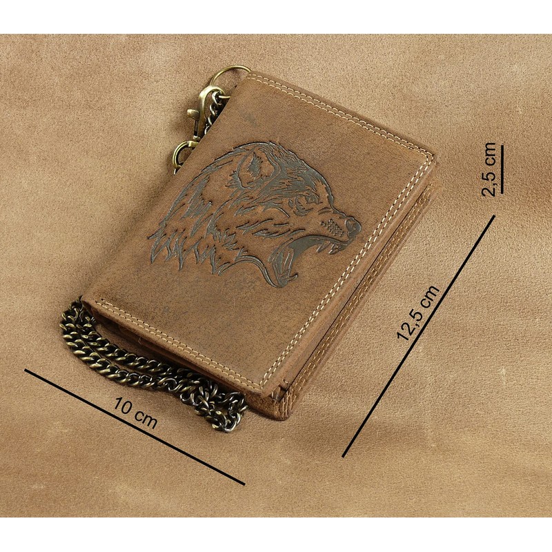 Harrys-Collection Wallet made of high-quality vintage leather + RFID with