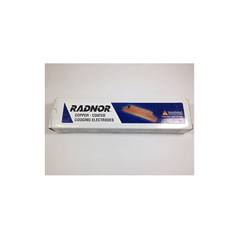Radnor RAD64002223 1/4" x 12" Copper-Coated Pointed Carbon Air/Carbon Arc