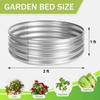 AHEONLAR 3Pack 2x2x1 ft Round Galvanized Raised Garden Bed Kit