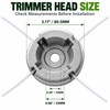 Universal Trimmer Head for Lawn & Weed Cutting – Aluminum