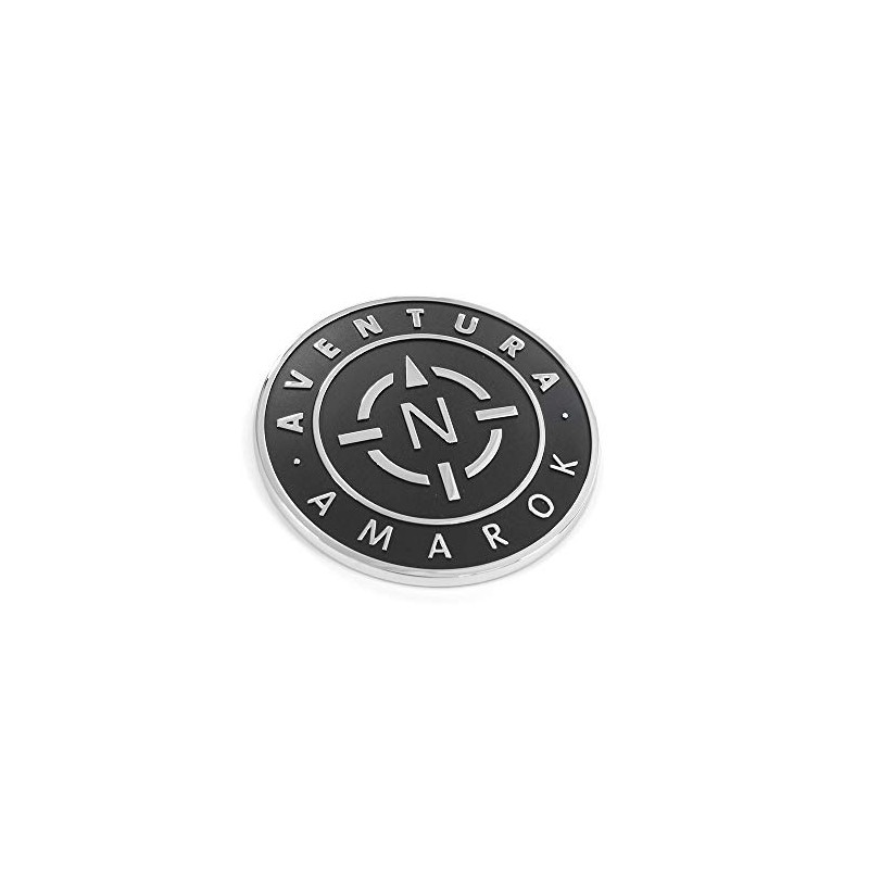 Volkswagen AVENTURA Badge Side Roll Bar Emblem, Metal, Chrome, Satin