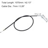 X AUTOHAUX Front Brake Cable with Adjuster Motorcycle Accessory Bend
