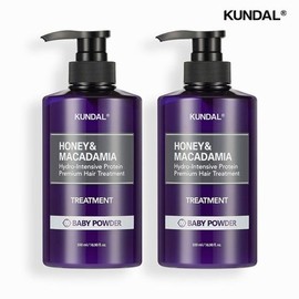 Kundal Honey Macadamia Protein Treatment 500ml x 2 (Select Scent) / 쿤달 허니마카다미아 단백질 트리트먼트 500ml 2개 (향 선택)