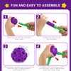 SpringFlower 100 PCS Glow in The Dark Fort Building Kit