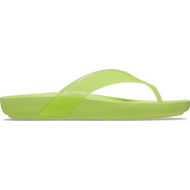 Crocs Women's Splash Flip Flops, limeade
