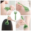 2 x massage comb and 1 x stencil, manual massage