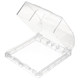 TEHAUX Outdoor Doorbell Cover Durable Protective Ring Doorbell Chime Box Transparent Design for Indoor Outdoor Use Compatible with Various Doorbells