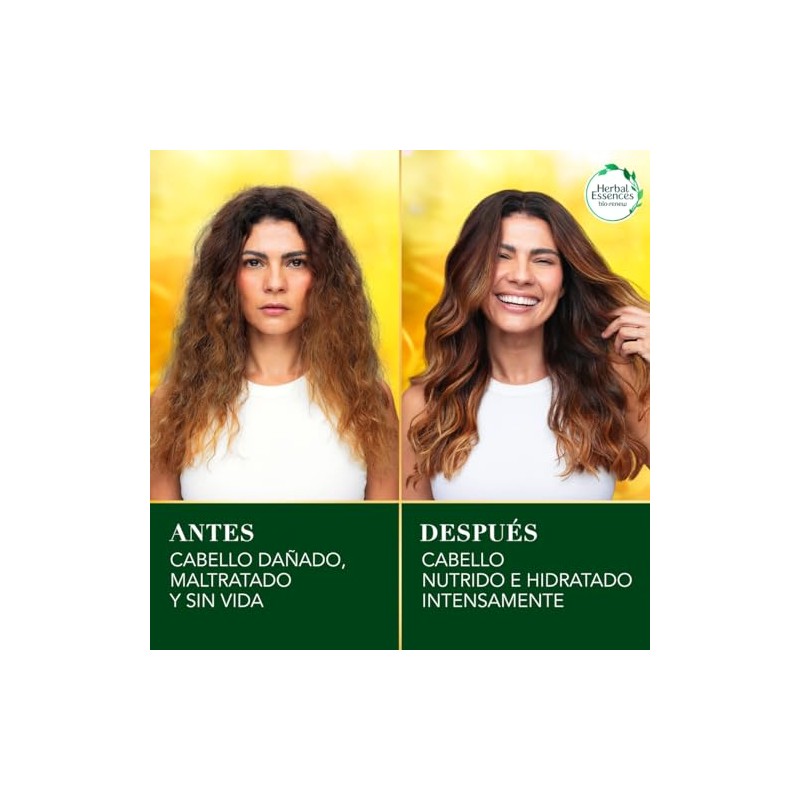 HERBAL ESSENCES Bio:Renew, Mascarilla Nutrición Intensiva para cabello seco y