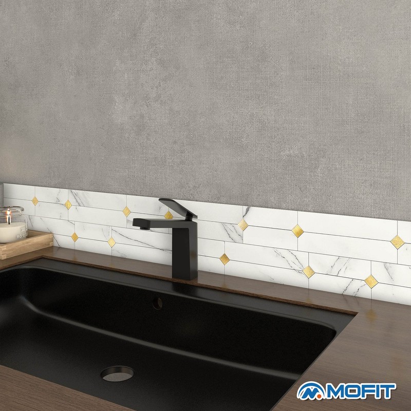M MOFIT Stone Kitchen Backsplash Peel and Stick Tile Stickers