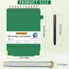 Mousbull Top Spiral Notebook, A5 Hardcover Top Bound Steno Pads,