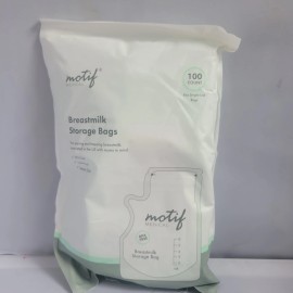 Motif Medical Breast Milk Storage Bags 8oz Single Use Bags 100 count BPA-Free