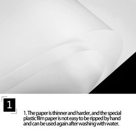 100Pcs Hair Coloring Sheet, Reusable Plastic Hair Dye Paper, Dyeing Separating Sheet for Professional Hair Highlighting, Transparent Design