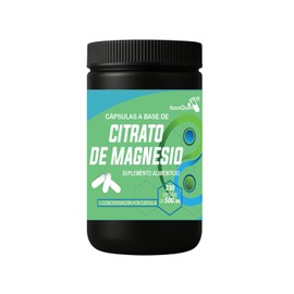 Citrato de Magnesio en Cápsulas 500 MG | 230 Cápsulas | Suplemento Alimenticio | 240 MG de Magnesio por Porción | Isaquim