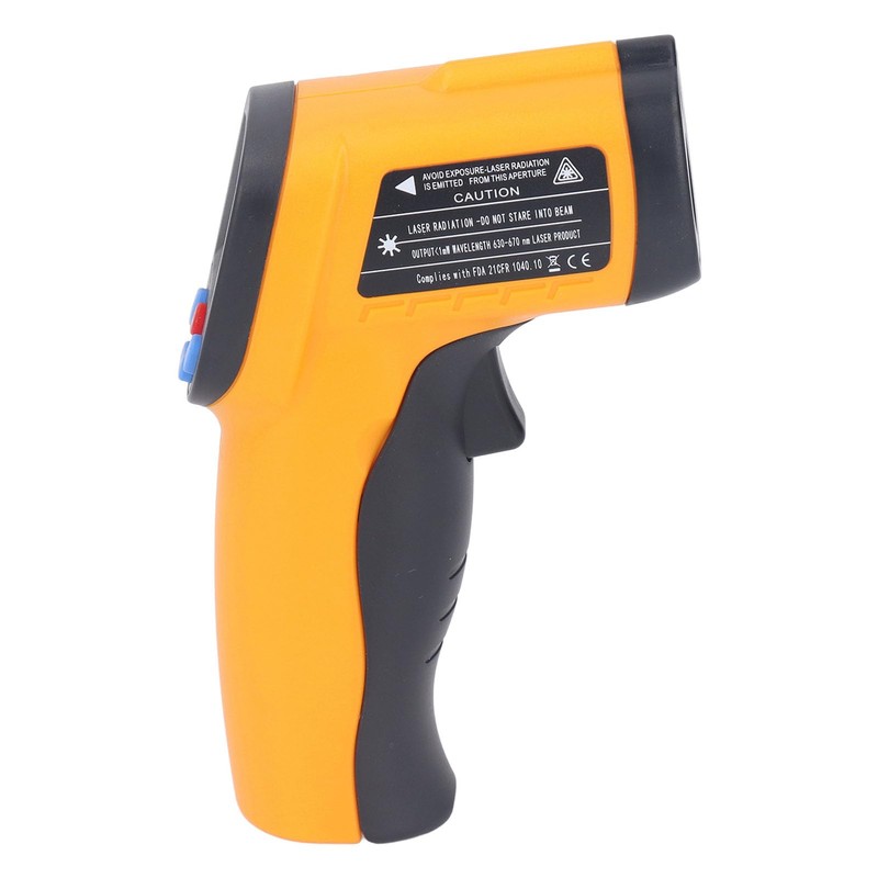 Handheld Heat Temperature Gun, Infrared Thermometer, High Precision Industrial Temperature