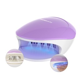 TOUCHBeauty Mini Nail Dryer for Regular Polish: 2 in 1 Nail Dryer with Fan and UV Light - Portable Electric Manicure Tool for Quick Drying of Regular Polish at Home - Perfect for Kids