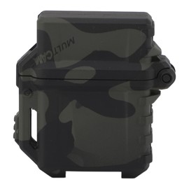 Lighter Storage Case Box Durable Portable Heat Resistant Oil Proof Protective Lighter Container Organizer Holder Black Camouflage