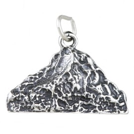 Treasure Island Charms Pikes Peak Colorado Springs 925 Solid Sterling Silver Charm Pendant Bracelet Jewelry Making Supply