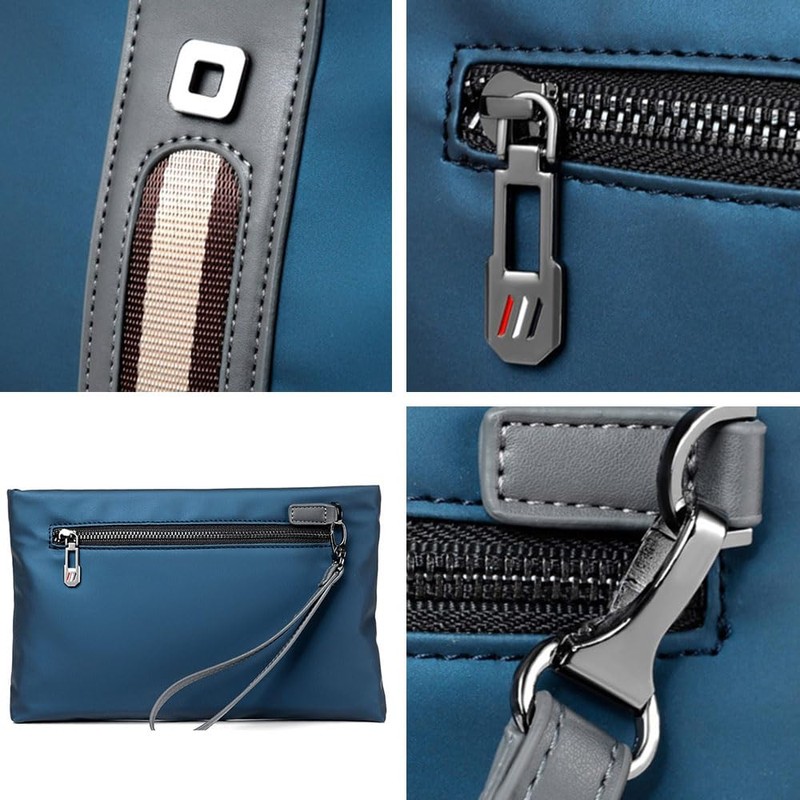 iCozzier Clutch für Männer Organizer Handgelenktasche Geldbörse Organisierte Handtasche Brieftasche
