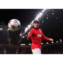 Prints for Me Wayne Rooney - Manchester United F.C. England #08-18X24 Metal Aluminum Wall Art