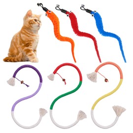 ZBHDEYG 3 Cat Grass Molar Ropes, 3 Cat Sticks, Cat Biting Rope Toy, Cat Tooth Chew Toy Ropes, Cat Cotton Rope Toy, Cat Grass Suitable for House Cats
