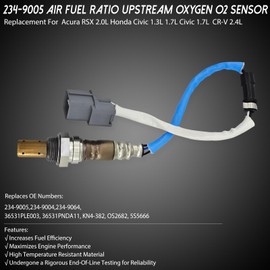 DUEYU 234-9005 Oxygen O2 Sensor Upstream & Downstream - Compatible with for Honda Civic 1.3L/1.7L/2.4L 2001-2005, for Acura RSX 2.0L 2002-2004 - Direct Replacement OE Fit Air Fuel Ratio Sensor
