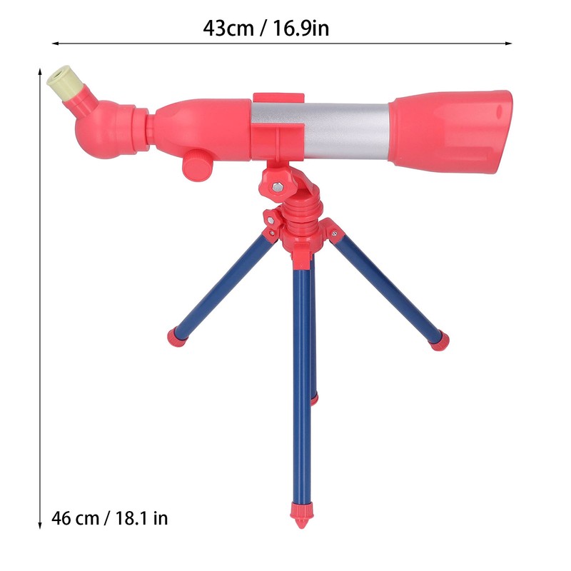 Kids Telescope Educational HD Viewing Manual Knob 3 Different Magnifications