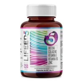 Suplemento Lifeed5 Biotina Colágeno Piel Uñas Cápsulas