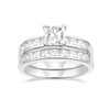 Mameloly 1.2ct Engagement Rings for Women Princess Cut Bridal Set